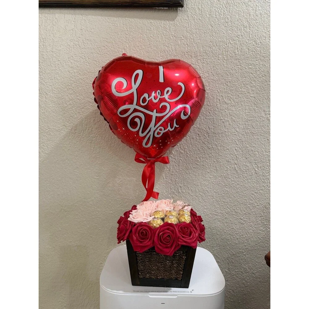 Arreglo Decorativo Artesanal con Ositos – Rosado y Crema